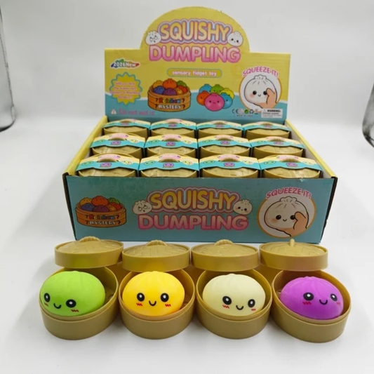 MINI Dumpling Squishy Pre-order: ARRIVES around JUNE 28TH: Fun booth fillers: Fun Sensory toys: Colors will be sent at random
