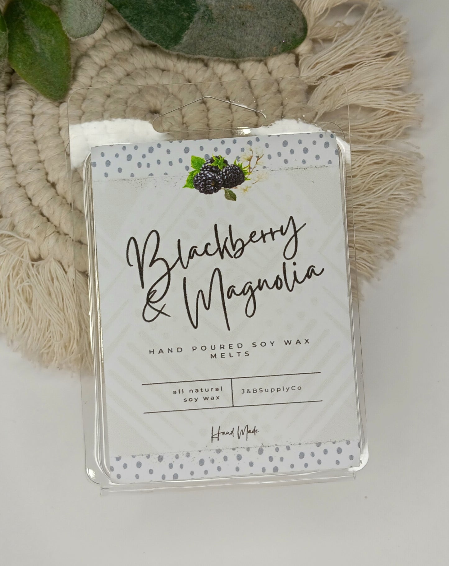 Blackberry & Magnolia Scented 2.5oz Soy Wax Melt Bar **wholesale available, read description**