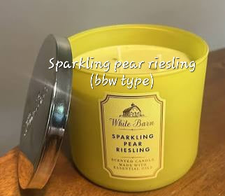 #115 Sparkling pear riesling (bbw type) premium scented beads