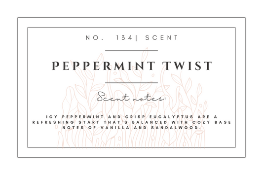 #134 Peppermint Twist premium scented beads