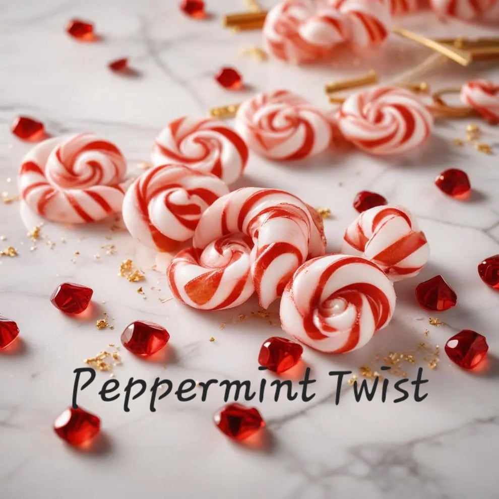 #134 Peppermint Twist premium scented beads