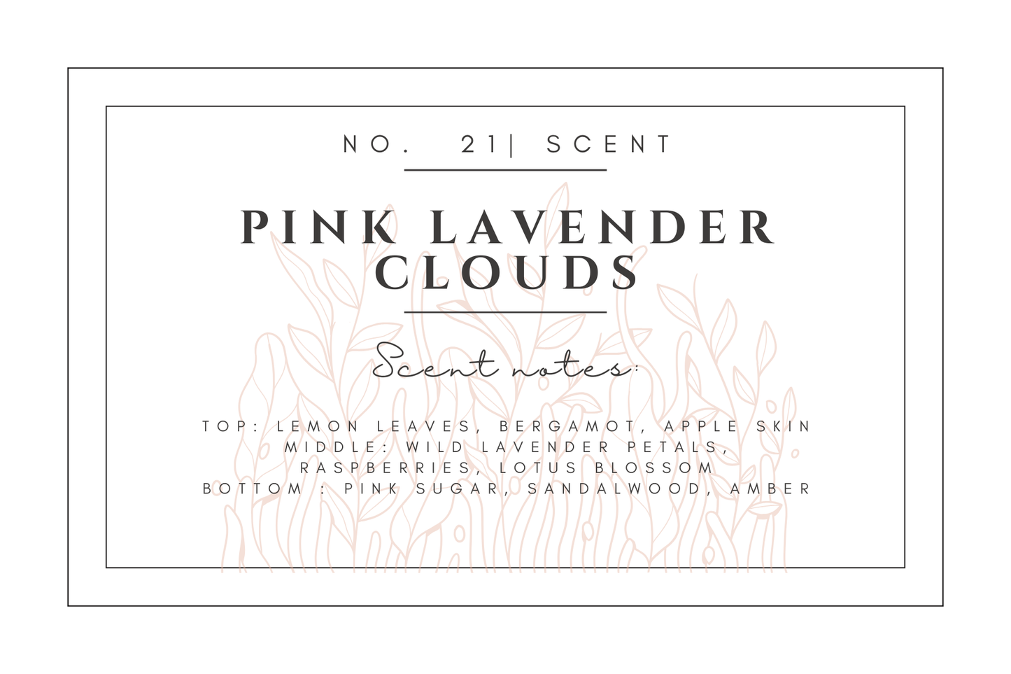 #21- Pink Lavender Clouds Premium scented beads