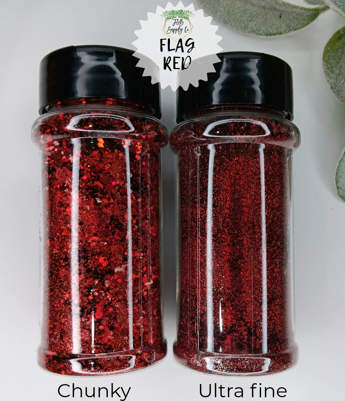 1.5oz Flag Red Utra Fine & Chunky Glitter Option