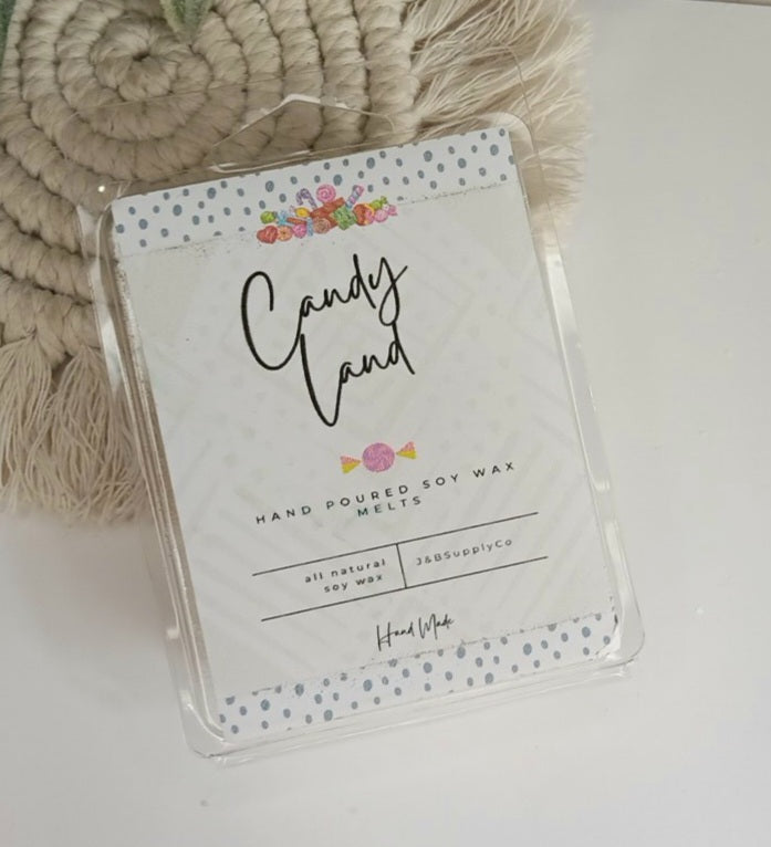 Candy Land Scented 2.5oz Soy Wax Melt Bar- *wholesale available, read description*