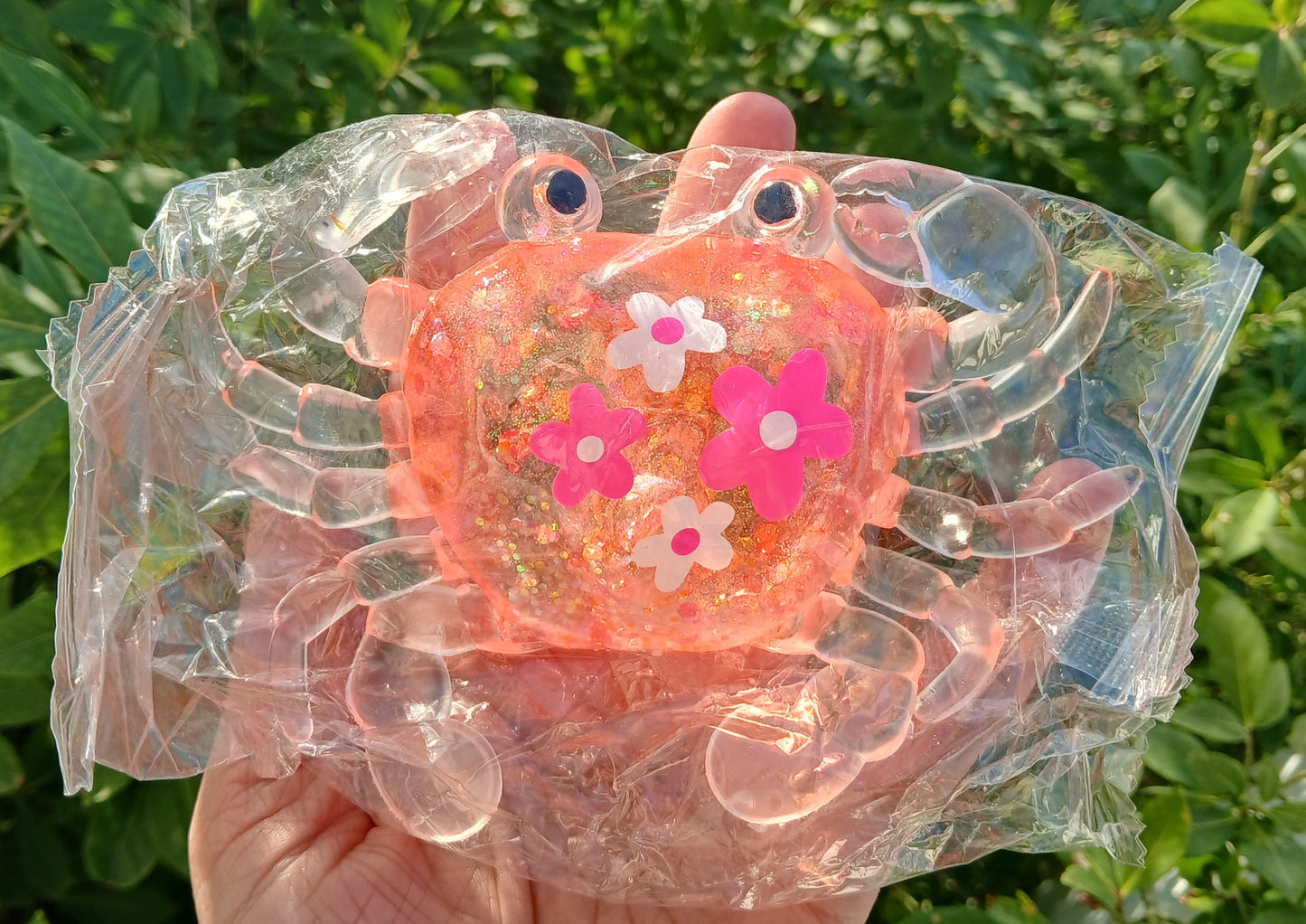 Glitter Crab Maltose Squishy: READY TOSHIP: Fun booth fillers: Sensory Toys