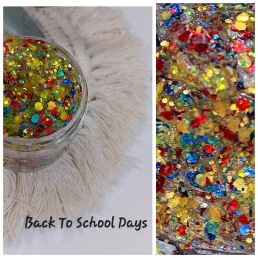 Back To School Days Hair/Body Glitter Gel~ wholesale buyers read description