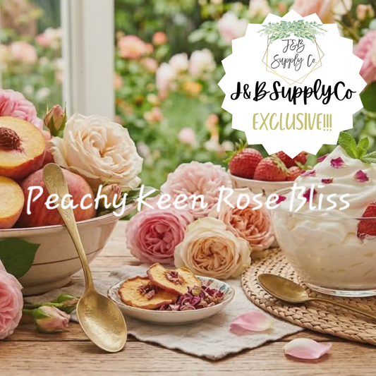 #151 J&B EXCLUSIVE Peachy Keen Rose Bliss premium scented beads