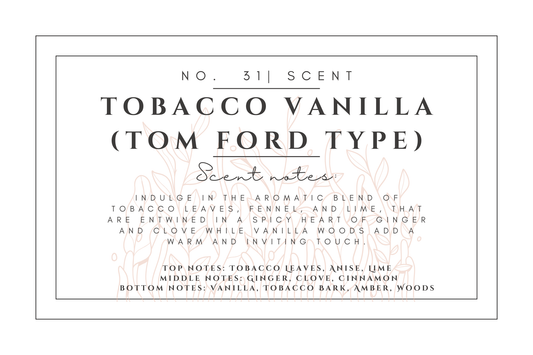#31- Tobacco Vanilla (Tom Ford Type) premium scented beads