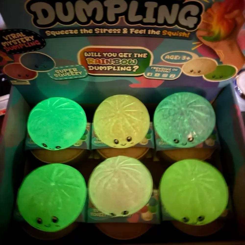 Glow in the dark Maltose Dumpling Pre-order: ARRIVES around JUNE 19TH: Fun booth fillers: Fun Sensory dumpling toys: Colors will be sent at random