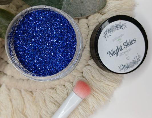 Night skies glitter dust - holographic shimmer - 1/128 (.2mm)