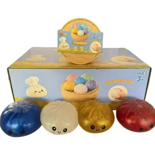 Maltose dark glitter Dumpling Pre-order: ARRIVES around JUNE 19TH: Fun booth fillers: Fun Sensory dumpling toys: Colors will be sent at random
