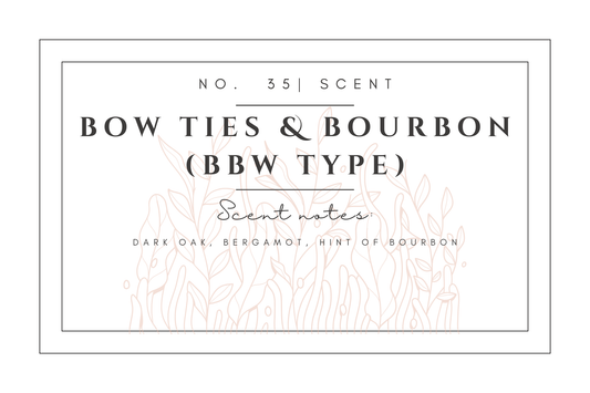 #35- Bow Ties & Bourbon Pre-scented beads