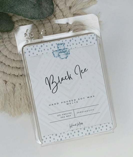 Black Ice Scented 2.5oz Soy Wax Melt Bar