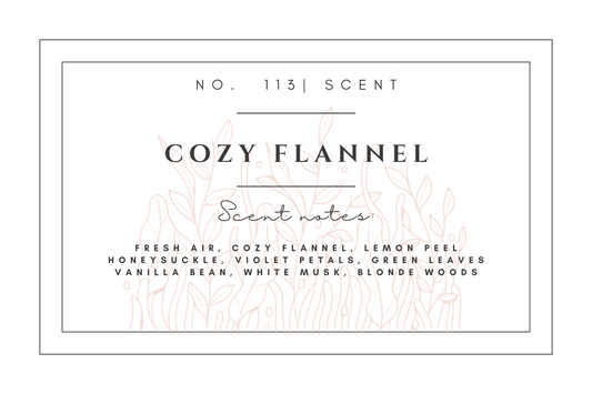 #113 Cozy flannel premium scented beads