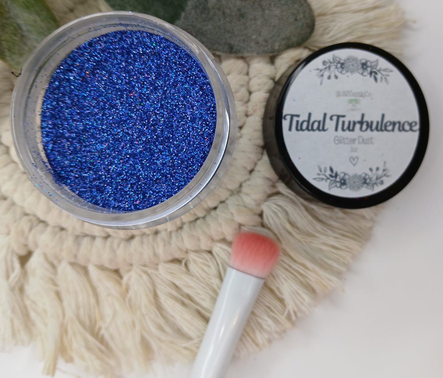 Tidal Turbulence glitter dust - holographic shimmer - 1/128 (.2mm)