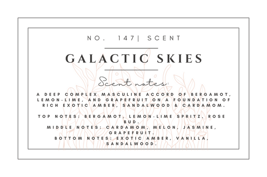 #147 Galactic skies premium scented beads