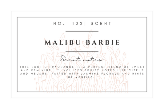 #102 Malibu Barbie premium scented beads