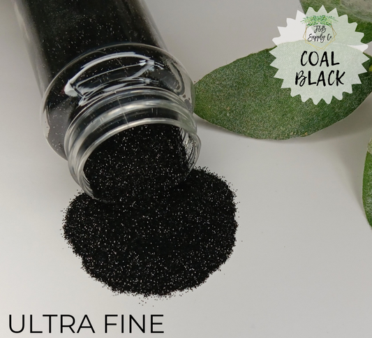 1.5oz Coal Black Ultra Fine Glitter