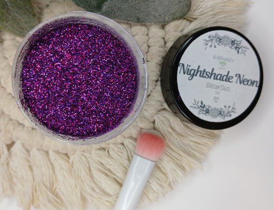 Nightshade Neon glitter dust - holographic shimmer - 1/128 (.2mm)