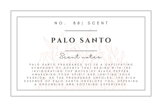#88- Palo Santo Pre-scented beads