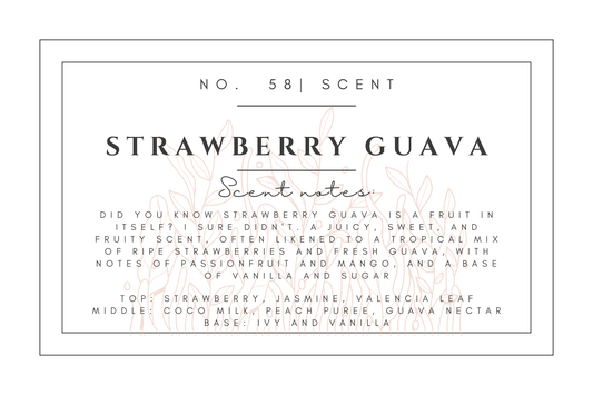 #58- Strawberry Guava Pre-scented beads