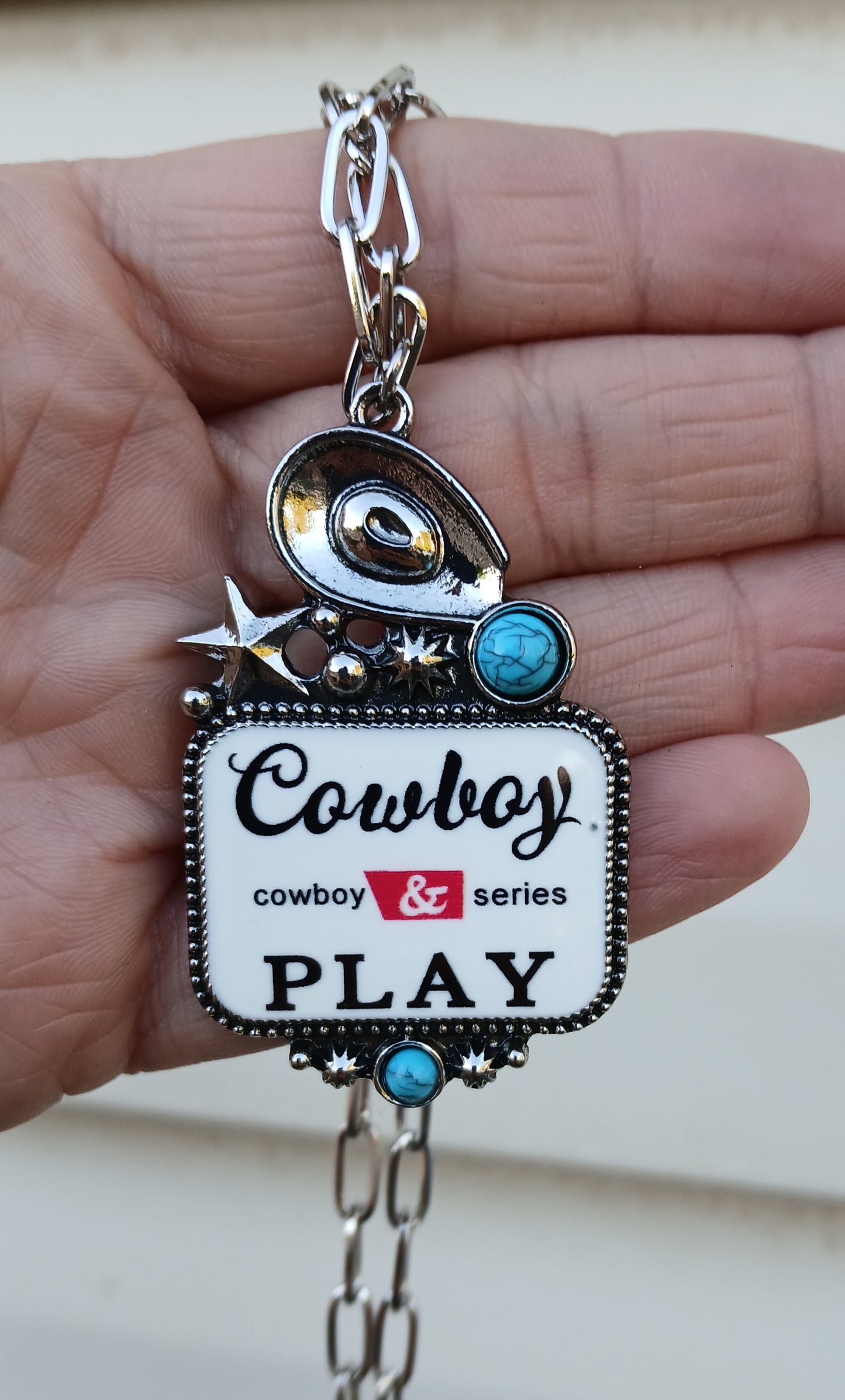 Western Necklace: READY TO SHIP: Booth fillers: Western Jewelery: Cowboy Play
