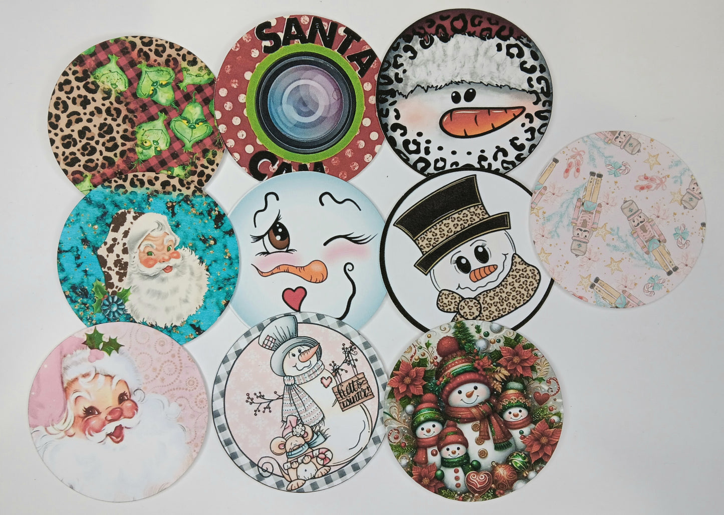10pc circle cardstock cut-outs