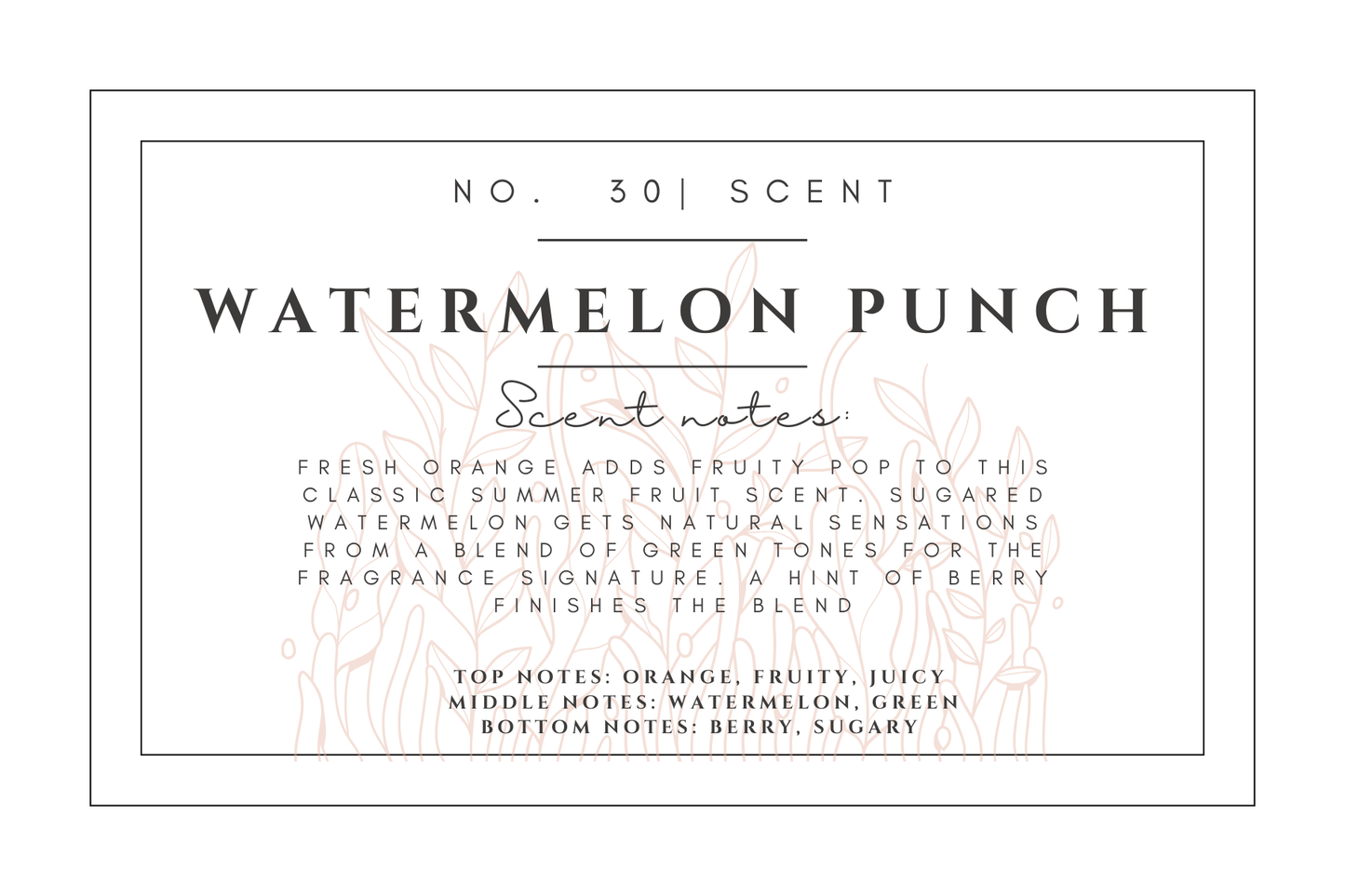 #30- Watermelon Punch premium scented beads