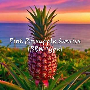 #81- Pink Pineapple Sunrise Pre-scented beads