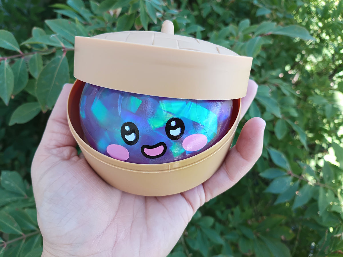 Tinsel Glitter Dumpling: READY TO SHIP: Fun booth fillers: Fun Sensory dumpling toys: Colors will be sent at random