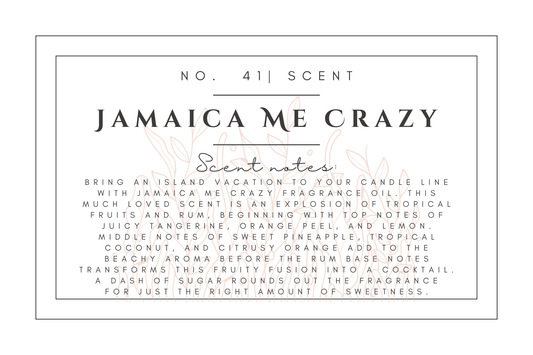#41- Jamaica Me Crazy Pre-scented beads