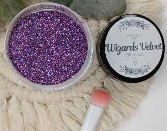 Wizards Velvet glitter dust - holographic shimmer - 1/128 (.2mm)