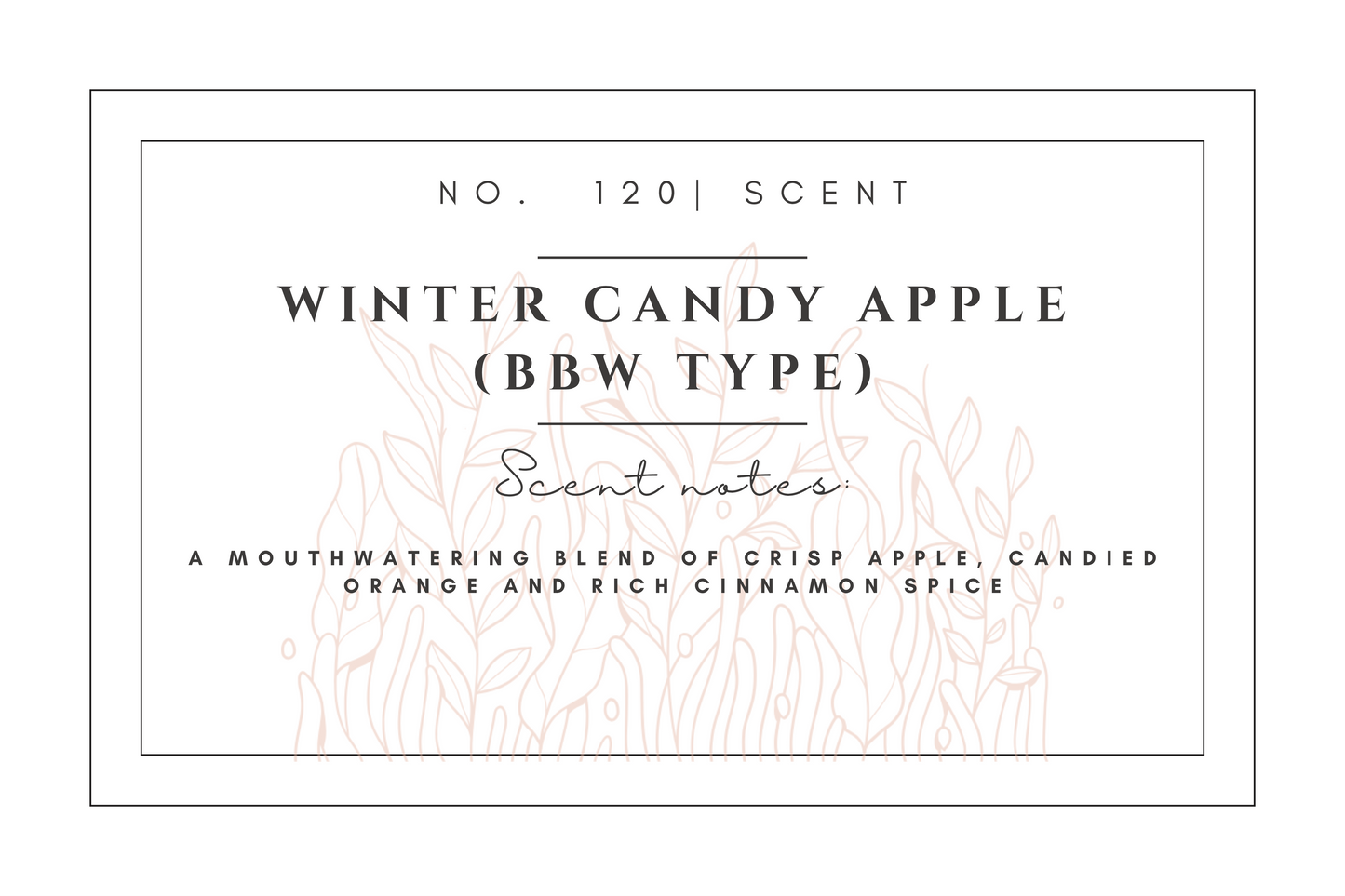 #120 Winter candy apple premium scented beads