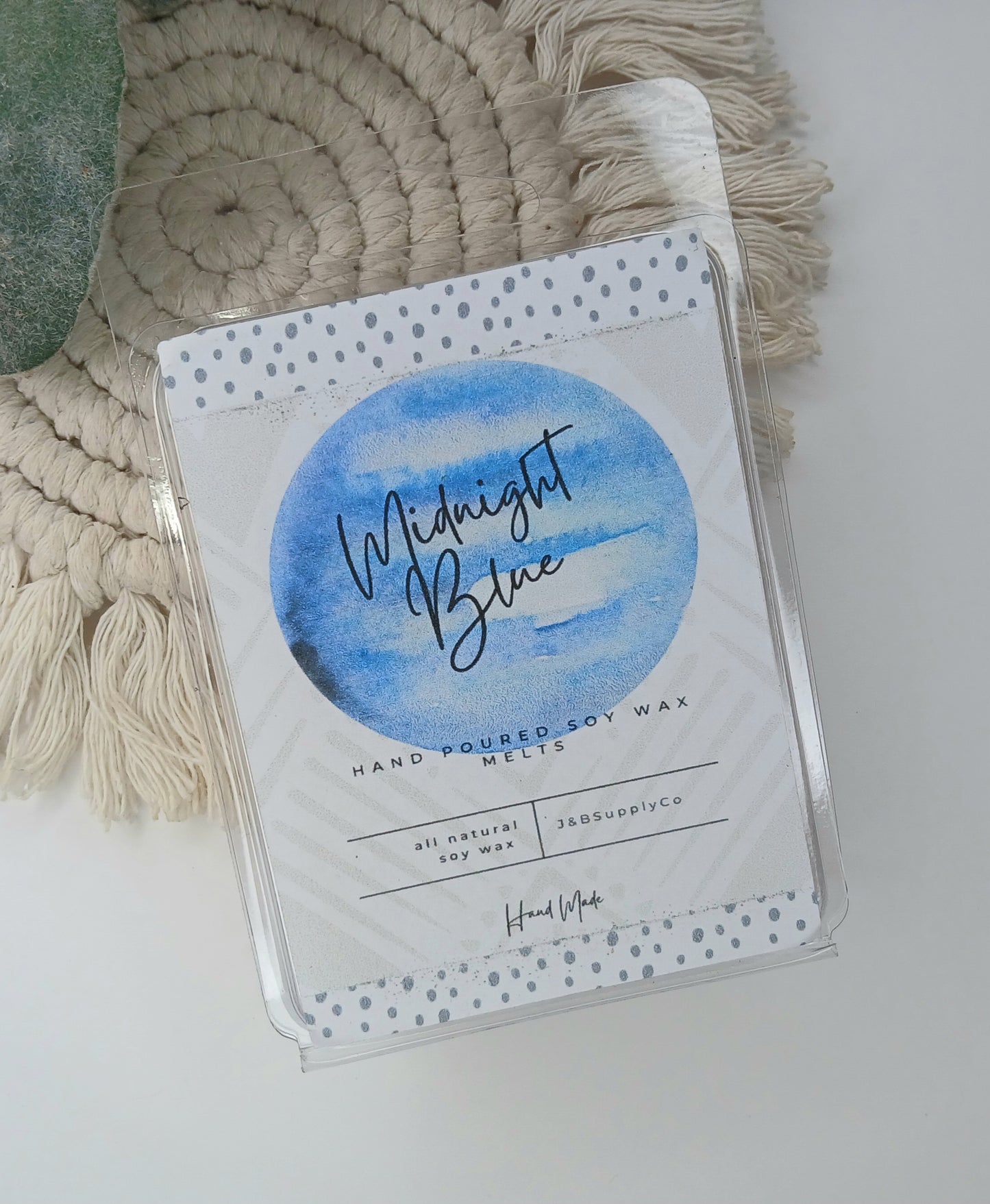Midnight Blue Scented 2.5oz Soy Wax Melt Bar