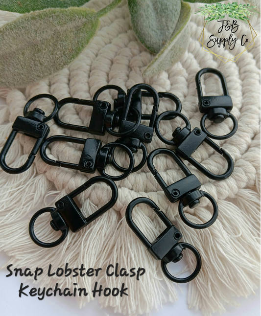 10pc Snap lobster clasp keychain hook