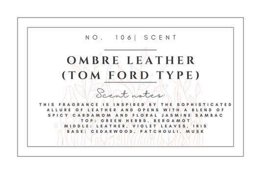 #106 Ombre' Leather(Tom ford type) premium scented beads