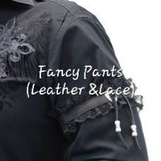 #46- Fancy Pants (leather & lace) Pre-scented beads