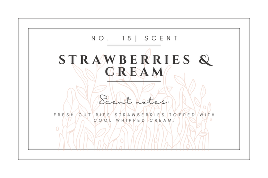 #18- Strawberries & Cream Premium scented beads