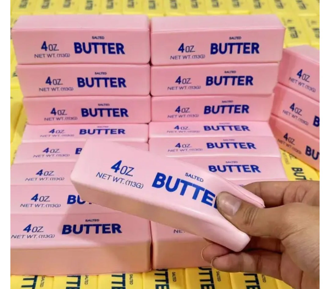 Viral Butter Slow Rise Squishy Pre-order: ARRIVES around MAY 27TH: Fun booth fillers: Sensory toys