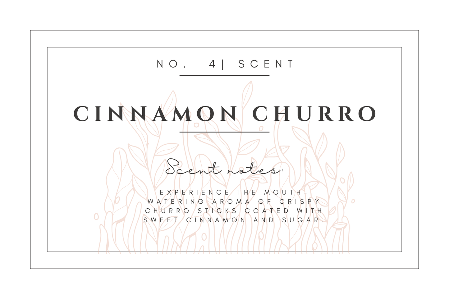 #4- Cinnamon Churro Premium scented beads
