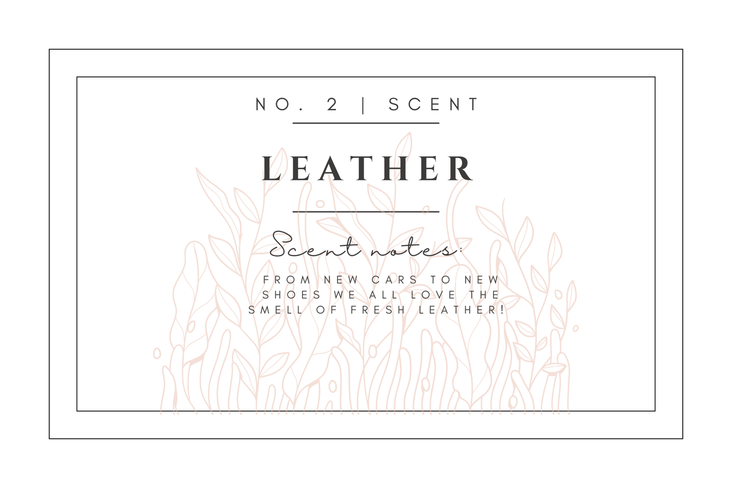 #2- Leather (P&J type) premium scented beads-- read description