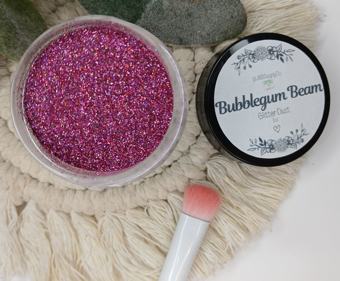 Bubblegum Bead glitter dust - holographic shimmer - 1/128 (.2mm)