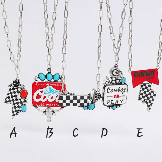Western Necklace Pre-order: ARRIVES around JUNE 19TH: Booth fillers: Western Jewelery