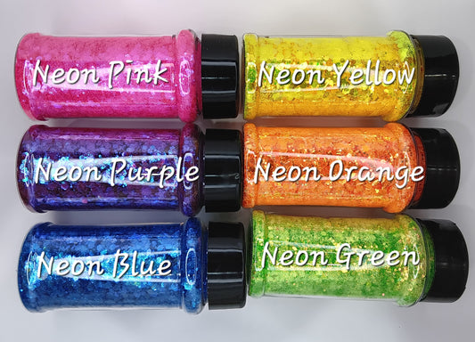 1.5oz Neon Chunky Glitter