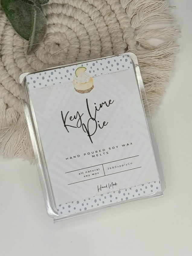 Key Lime Pie Scented 2.5oz Soy Wax Melt Bar **wholesale available, read description**