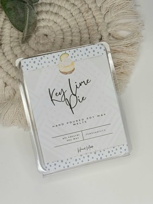 Key Lime Pie Scented 2.5oz Soy Wax Melt Bar **wholesale available, read description**