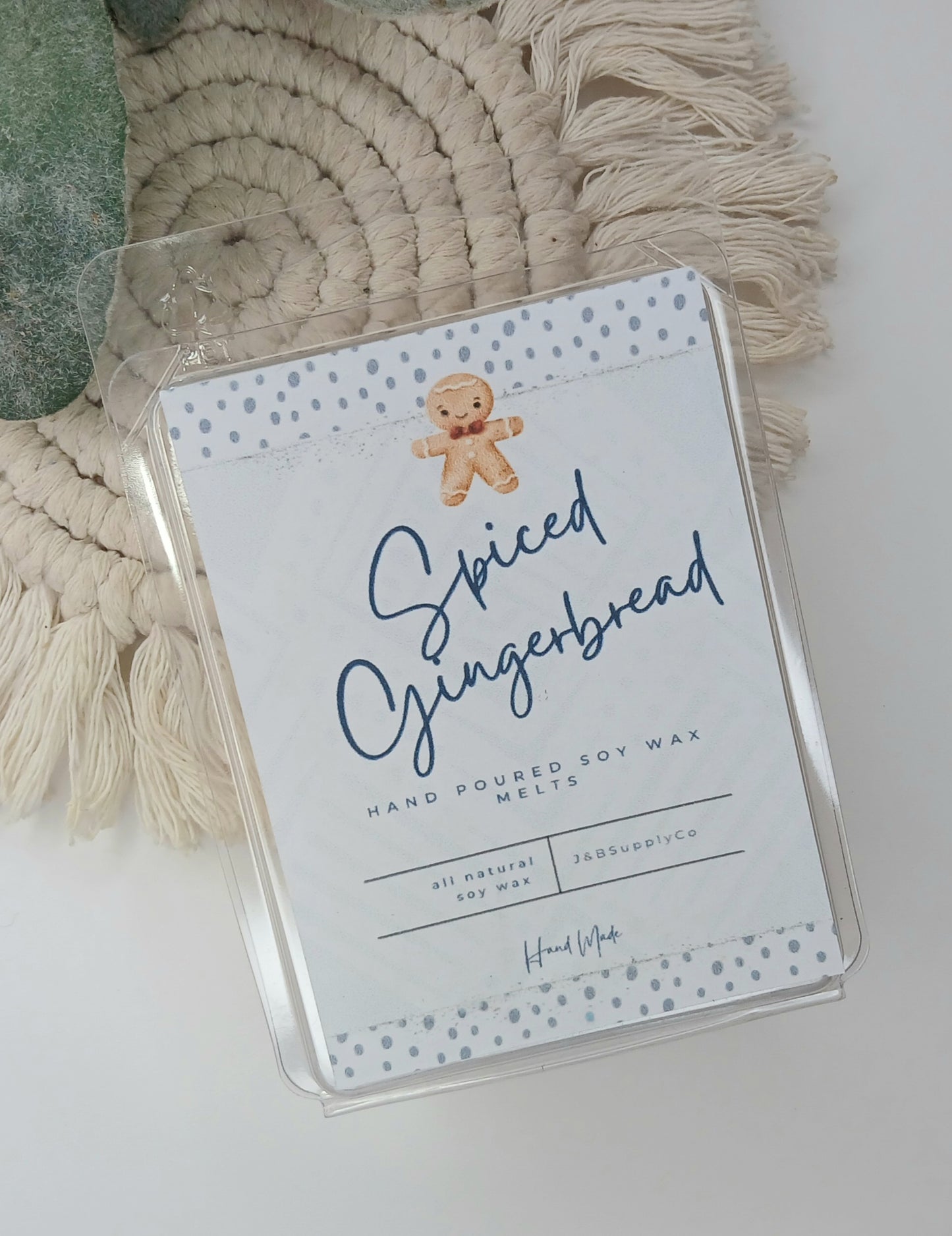 Spiced Gingerbread Scented 2.5oz Soy Wax Melt Bar