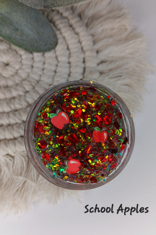 School Apples Hair/Body Glitter Gel~ wholesale buyers read description