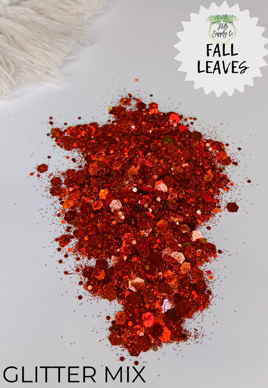 1.5oz Fall Leaves Chunky Glitter **read description**