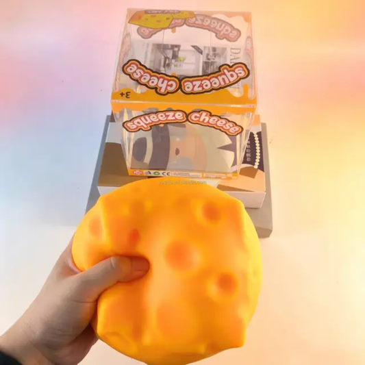 GIANT Cheese squishy's : ARRIVES around JULY 22ND: PRE-ORDER: Fun booth fillers